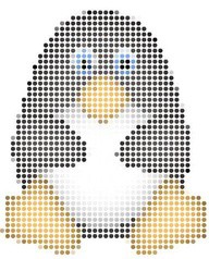patroon. pinguïn 