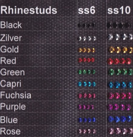 kleuren en maten van steentjes